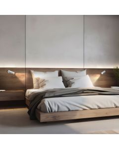 Aufbaustrahler MR11 – weiß – mit Schalter – IP20 – 36×95×165 mm – ohne Leuchtmittel