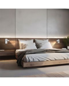 Wandleuchte mit Schalter für MR11 LED-Lampe – Schlank – Weiß