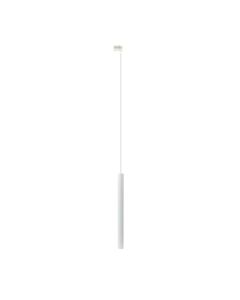 CHLOE SLIM GU11/MR11 SUSPENDED FOR TRACK 3F 250V IP20 40X500+1M WIRE, WHITE, ADJUSTABLE BEAM ANGLE
