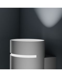 Wandleuchte G9 – rund – weiß – IP20 – 80×150 mm – ohne Leuchtmittel