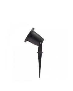 LED-Gartenstrahler GU10 Schwarz IP65 mit Erdspieß