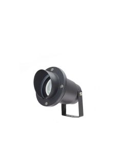 LED-Gartenstrahler GU10 Schwarz, Abstrahlwinkel 65°, mit Erdspieß