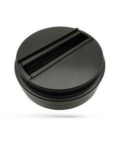 3-Phasen Monopunkt Schienenadapter Schwarz