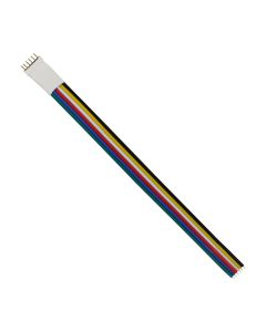 S-D 6-poliger Kabelstecker für LED-Streifen – 12 mm