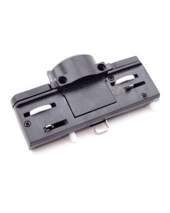 3-Phasen-Schienenadapter Schwarz