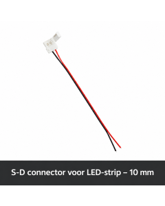 S-D-Stecker für LED-Streifen – 10 mm