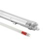 LED Feuchtraumleuchte 60cm Grau 1x T8 G13 IP65 – Foto 5