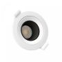 Einbaustrahler GU10 – rund – schwarz – schwenkbar – IP20 – Ø86×34 mm – ohne Leuchtmittel