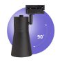3-Phasen-Schienenstrahler GU10 Schwarz – 80×140×180 mm – Foto 7