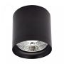 Aufbaustrahler AR111 GU10 – rund – schwarz – blendarm – IP20 – 118×110 mm – ohne Leuchtmittel