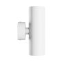 Wandleuchte GU10 2-flammig – rund – weiß – IP20 – 55×160×90 mm – ohne Leuchtmittel – Foto 3