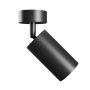 Wandleuchte GU10 – rund – schwarz – IP20 – 55×100×165 mm – ohne Leuchtmittel – Foto 2