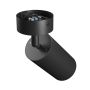 Wandleuchte GU10 – rund – schwarz – IP20 – 55×100×165 mm – ohne Leuchtmittel – Foto 4