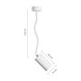 GU10-Wandstrahler mit flexiblem Arm 410 mm – IP20 – weiß – Foto 6
