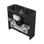 LED-Wandleuchte 2W Farbtemperatur nach oben/unten, Schutzart IP54, Schwarz – Foto 4