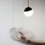 LED-Kugel-Pendelleuchte für Schienensystem, 6 W, Farbtemperatur 48 V, Ø 100 mm, dimmbar, Schwarz – Foto 9