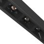 LED-Gitterleuchte für schmale Schienen, 12 W, K3000, 48 V, 196 mm, Schwarz – Foto 5