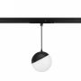LED-Kugel-Pendelleuchte für Schienensystem, 10 W, K3000/K4000, 48 V, Schwarz – Foto 2