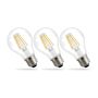 LED E27 A60 Filamentlampe 3-pack 7W K2700 770lm