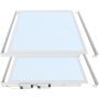 LED-Panel-Aufbaurahmen 620x620x43 Weiß – Foto 8