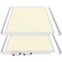 LED-Panel-Aufbaurahmen 620x620x58 Weiß – Foto 7
