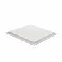 Aufbaurahmen Weiß für LED-Panel 30×120 cm – schraubenlose Montage – Foto 3