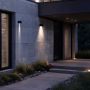 Solar-LED-Wandleuchte 2,5 W K3000 135 Lumen IP44 Schwarz – Foto 2
