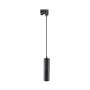 Pendelleuchte GU10 für 3-Phasen-Schiene Ø55 mm mit 1 m Kabel – Schwarz