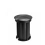 LED-Bodenstrahler GU10 Rund IP67 Ø108x140mm Grau