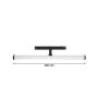 LED-Balkenleuchte für 48V-Schiene 48V 12W K3000 150° 40 cm – Schwarz – Foto 5