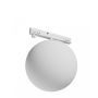 LED-Kugelleuchte für schmale Schienen, 7 W, K3000, 48 V, Ø 100 mm, Weiß