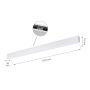 LED-Linearleuchte 112 cm Weiß 36 W Modern – Foto 5