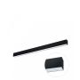 LED-Lichtleiste 112 cm Schwarz 36 W Modern mit Sensor