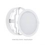 Downlight 18W 2in1 Surface - Recessed - 223x35mm White round IP20 230V