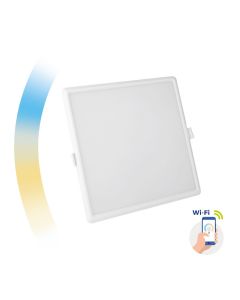 Smart home Led Einbaustrahler Weiß 22W Smart CCT+DIM Wi-Fi Quadrat