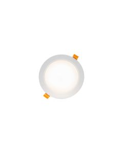 LED Downlight 12W Weiss Rund Eingebauter Treiber IP54