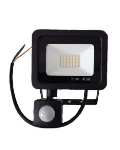 LED Strahler, LED Fluter & Baustrahler 20w Mit Bewegungssensor IP66
