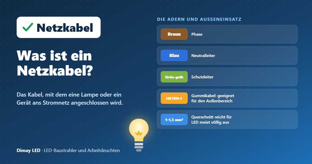 Infografik: Was ist ein Netzkabel?