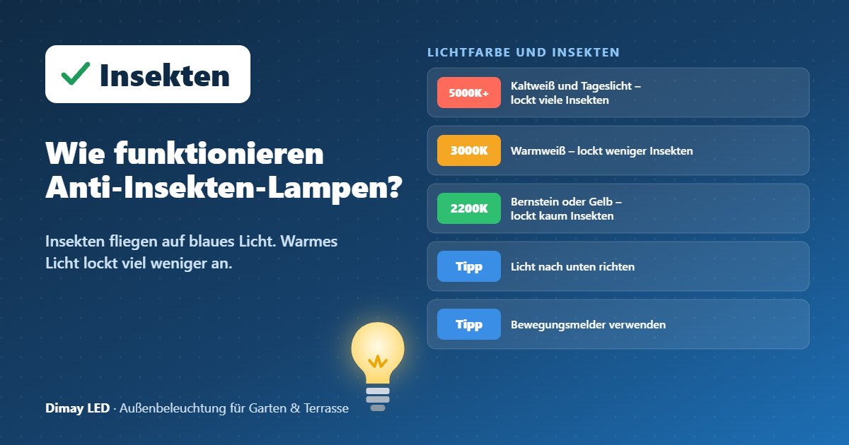 Infografik: Wie funktionieren Anti-Insekten-Lampen?